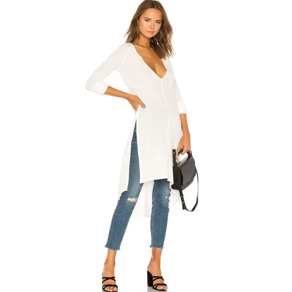 NWT Free People Super Sonic Thermal Ivory-sz Medium